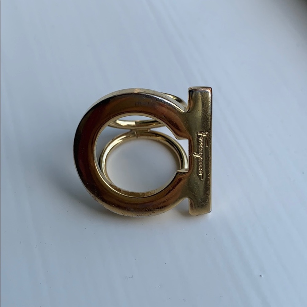 Salvatore Ferragamo gold ring